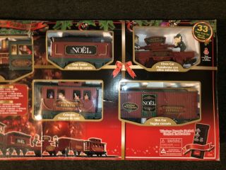 Noel North Pole Express Christmas Train Set With Wireless Remote - Great 5