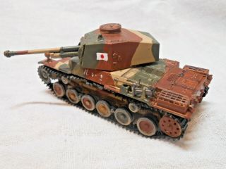 Built 1:72 WW - 2 Japanese Chi - Nu Type 3 Medium Tank 2