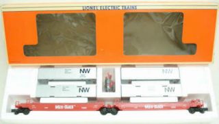 Lionel 6 - 16360 Norfolk & Western Maxistack 2 - Car Intermodal Flatcar Ln/box