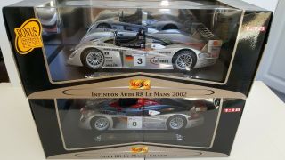 1/18 Maisto - 2000 / 2002 Audi R8 Le Mans X 2