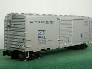 Lionel 6 - 27293 Rock Island " Route Of The Rockets " 40ft Ps - 1 O Scale Box Car Ln