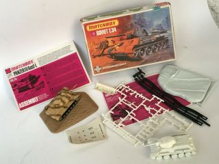 Matchbox 1/76 Panzer Iii & T - 34 Tanks,  Built With Boxes
