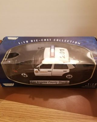 Motor Max Los Angeles County Sheriff Diecast Car 1:18 Scale