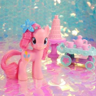 My Little Pony Pinkie Pie Balloons Tea Cart & Cake Accessories G4 Fim Mlp Be71