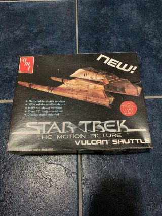 Amt S972 1979 Star Trek - The Motion Picture Vulcan Shuttle Craft Model Kit