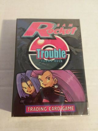 Pokemon Team Rocket Trouble Theme Deck Trading Card Game - Factory