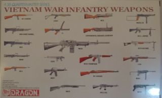 1:35 Scale Vietnam War Infantry Weapons By Dragon