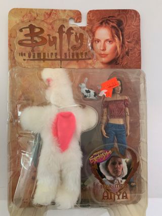 Btvs " Fear Itself " Anya Figure With White Bunny Suit - 2004 - Buffy Tv Moc