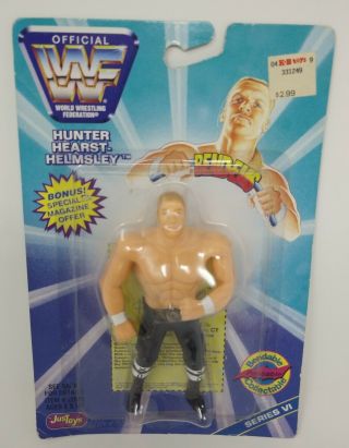 Wwe: Wwf Triple H Bend - Ems Series 6 Wrestling Bendable Figure 1997 Just Toys W6