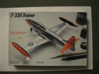 Testors 1/48 Scale - - - T - 33a Trainer - - - Complete In Opened Box - - - $12.  98