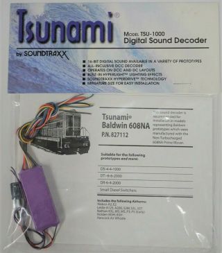 Soundtraxx Tsunami Sound Decoder - Baldwin 608na - 827112