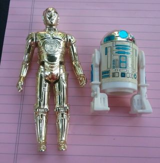 Vintage Star Wars R2 - D2 & C - 3po - 1977,  One Money
