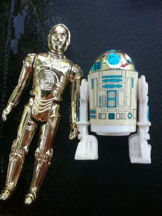 Vintage Star Wars R2 - D2 & C - 3PO - 1977,  One money 3