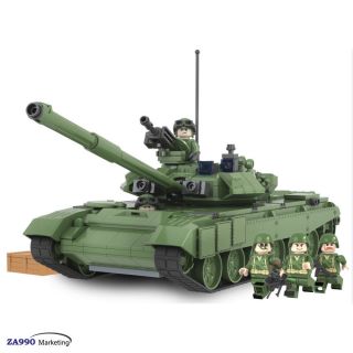 456pcs Military Army Tank T90a Building Blocks Bricks Toys Gift For Kids