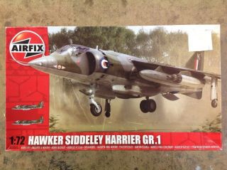 Khs - 1/72 Airfix Model Kit A03003 Hawker Siddeley Harrier Gr.  1