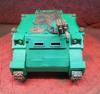 Warhammer 40k Chaos Space Marines Death Guard Rhino Forgeworld Painted 5