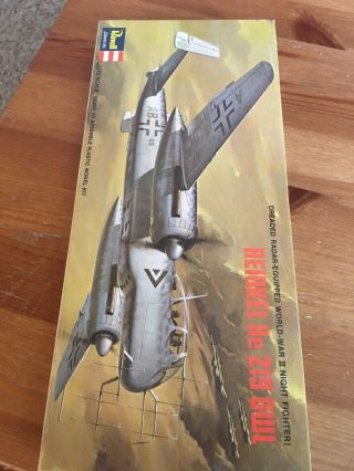 Classic 1966 1st Revell 1/72 Scale H - 112 Heinkel He.  219 Owl,  Complete,  Unbuilt
