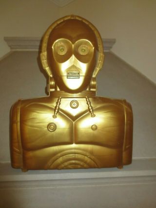 Star Wars Gold C - 3PO Action Figure Hasbro 1983 Plastic Carrying Storage Case 2