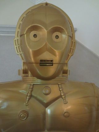 Star Wars Gold C - 3PO Action Figure Hasbro 1983 Plastic Carrying Storage Case 7