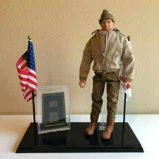 Gi Joe 3 - Star General Omar N.  Bradley Us Army Display 1:6 Hasbro 1996 Wwii