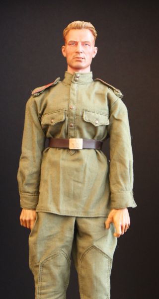 1:6 Figure 12 " Custom Accessories Post Ww2 Soviet Army Private Leather Belt