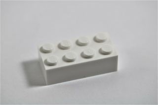 LEGO® White Brick 2 X 4 Part 3001 - Bulk Buy 2