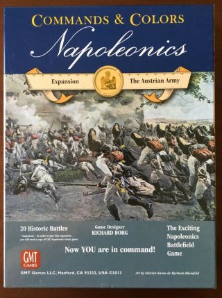 Command & Colors Napoleonics: The Austrian Army Expansion By Gmt Games