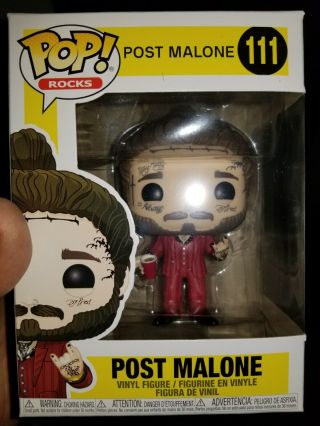 Funko Pop Rocks: Post Malone - Post Malone Vinyl Figure Item 39181