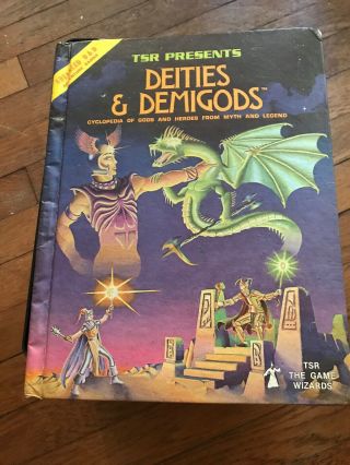 1980 Tsr Detoties & Demigods D&d Book