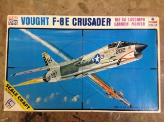 Khs - 1/48 Esci Model Kit 4011 Vought F - 8 Crusader