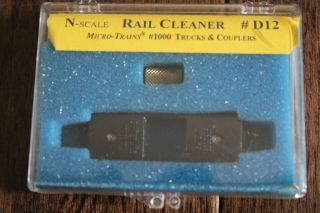 N Scale Centerline Products Rail Cleaner D12