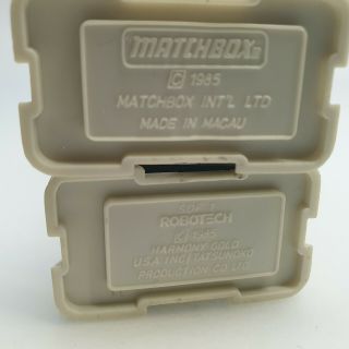 ROBOTECH MACROSS SDF1 space robot figure Matchbox die - cast VINTAGE RARE 5