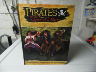 Wizkids Pirates Of The Spanish Main Hardcover Roleplaying Book