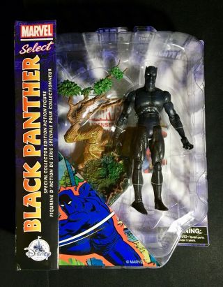 Disney Exclusive Marvel Select Black Panther 7” Action Figure