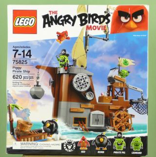 452 Nib The Lego The Angry Birds Movie 75825 Brand 620pcs