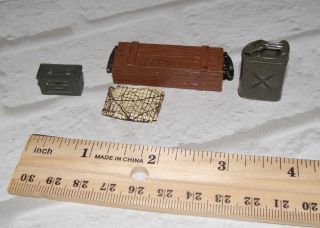1:18 Bbi Elite Force Wwii U.  S Army German Ammo Box Jerry Can Map Crate 3 3/4 "