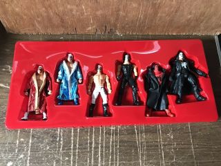 2000 Wcw Toy Biz The Evolution Of Sting 6 Piece Action Figure Set With Insert