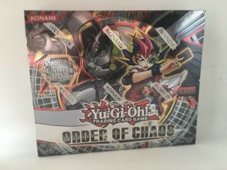 Yugioh Order Of Chaos 1st Edition Booster Box Factory English