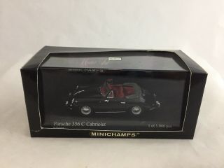 1/43 Minichamps Porsche 356 C Cabriolet,  Black,  1/1,  008 Pc,  430 062335