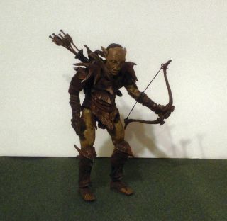 Loose Complete Lord Of The Rings Action Figure Moria Orc Archer Build Your Army