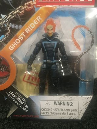 Marvel Universe 3.  75 GHOST RIDER Figure Carded 2