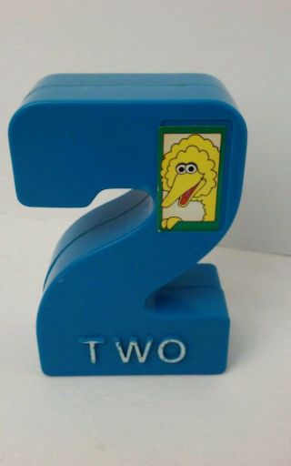 Sesame Street Replacement Number Block Tyco Number 2