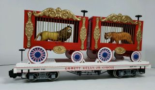 Bachmann Circus Train " Big Top " Animal Cage Car W/ Lion And Tiger - G Scale
