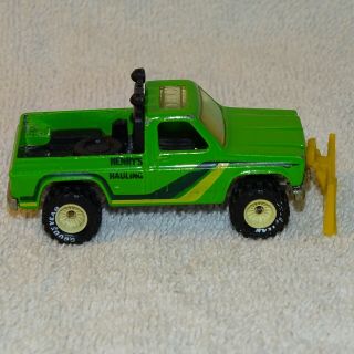 1985 Hot Wheels Pavement Pounder Green Color,  Real Riders,  Chevrolet Silverado