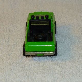 1985 Hot Wheels Pavement Pounder green color,  Real Riders,  Chevrolet Silverado 2
