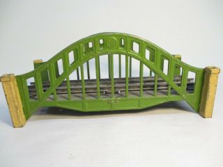 Lionel 104 Bridge Center Span Cream P Green Standard Gauge X1175