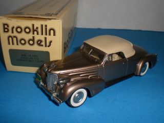 Brooklin Models Brk14 1940 Cadillac V16 Convertible Die Cast 1:43 Car Auto