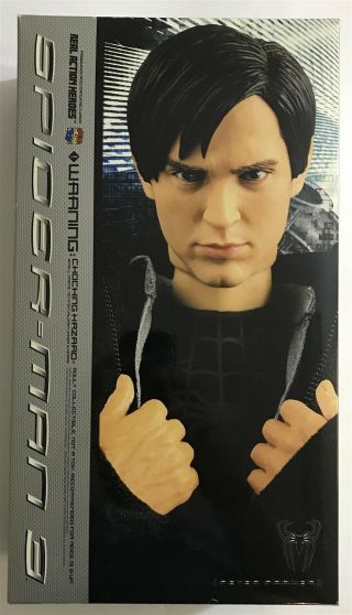 Real Action Heroes Peter Parker 1/6 Scale Figure Medicom Spider - Man 3 Movie Cib