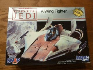 Mpc Star Wars Return Of The Jedi A - Wing Fighter Kit 1983 Unbuilt