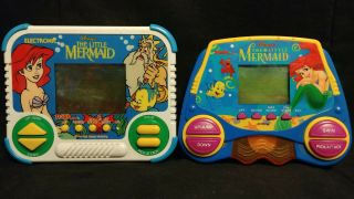 Tiger Electronics The Little Mermaid Games 1990 & 1997